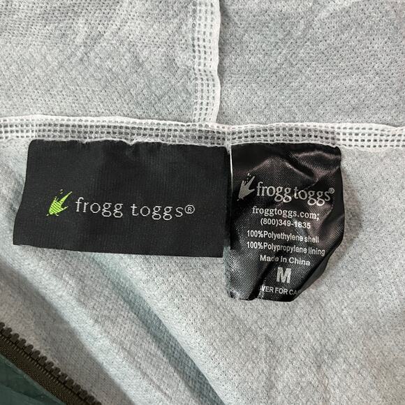 Froggs Toggs Ultra-Lite2 Waterproof Rain Suit Mens Medium Green 2-Piece Set - Picture 6 of 16
